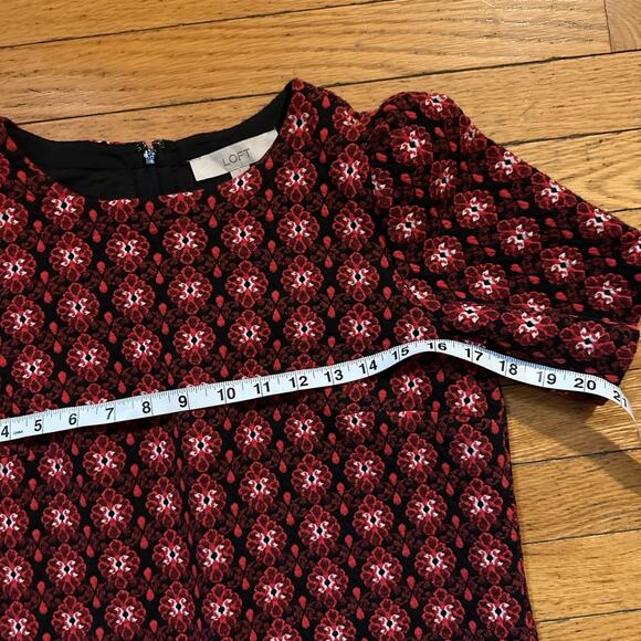 Womens Size S Loft Red Dress - Picture 4 of 5